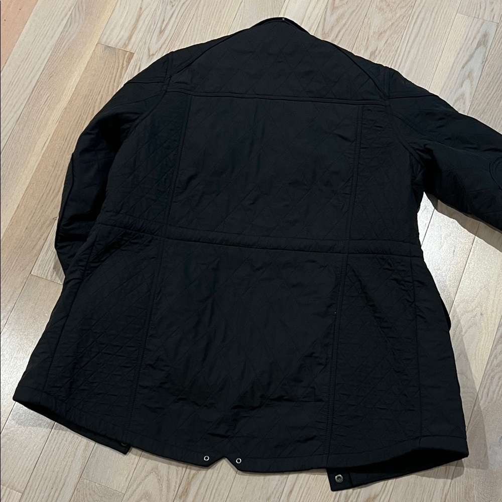 Barbour Black Quilted Women's Jacket with Detachable Hood - Picture 10 of 11